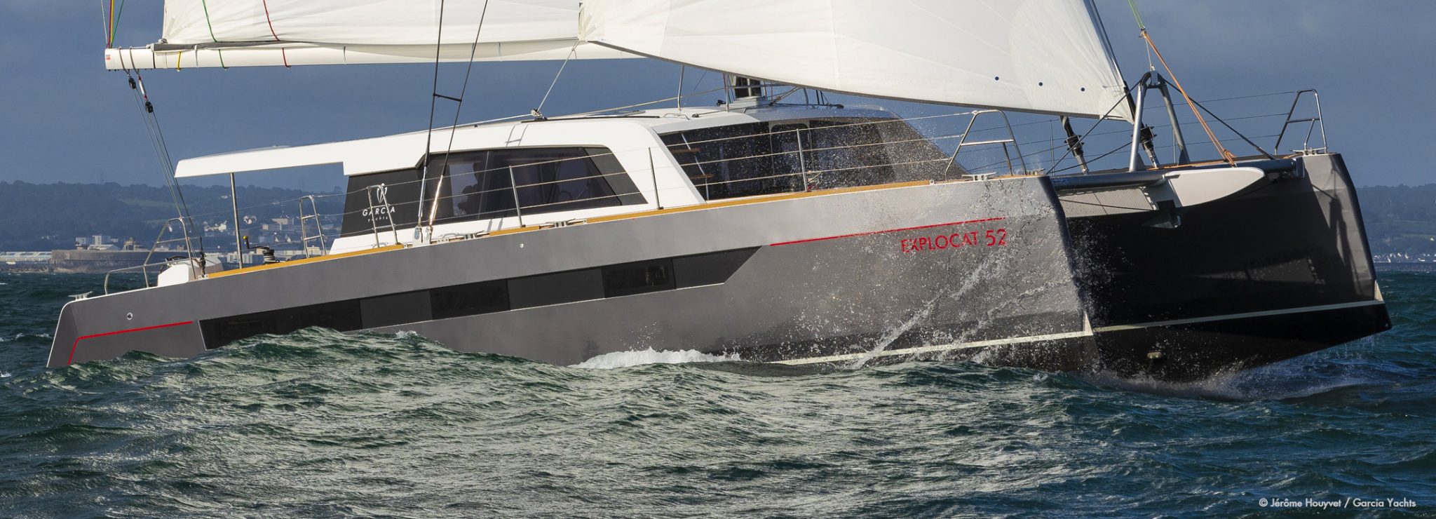 aluminium blue water cruising yacht