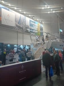 The Garcia Yachts booth